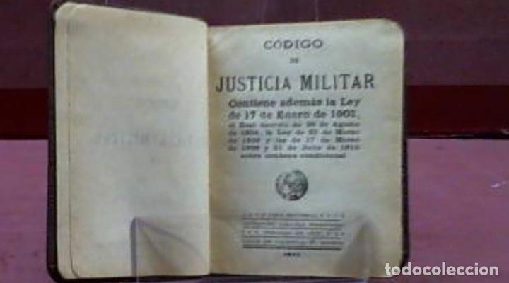 Libros: CODIGO DE JUSTICIA MILITAR - Foto 4