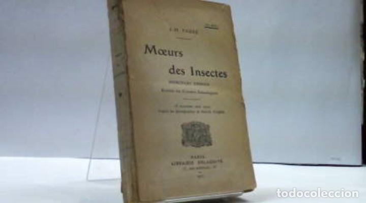 Libros: MOEURS DES INSECTES J H FABRE - Foto 1