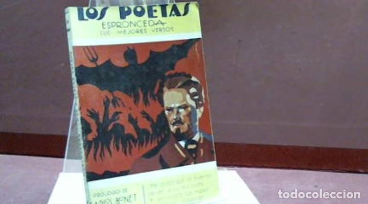 Libros: SUS MEJORES VERSOS JOSE DE ESPRONCEDA - Foto 1