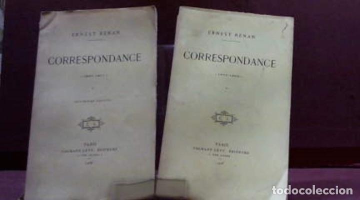 Libros: CORRESPONDANCE 18461871 18721892 ERNEST RENAN - Foto 1