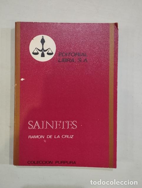Libros: Ramon de la Cruz - Sainetes - Foto 1