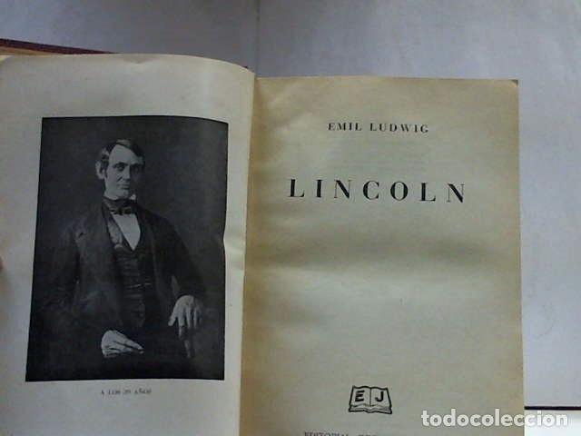Libros: LINCOLN EMIL LUDWIG - Foto 1