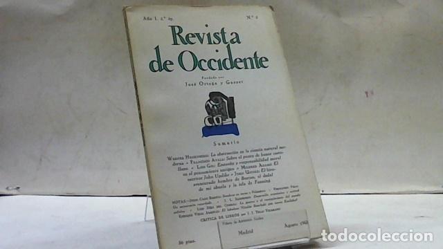 Libros: REVISTA DE OCCIDENTE 2&ordf; EPOCA A&Ntilde;O I N&Uacute;MERO 5 - Foto 1