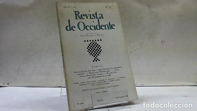 Libros: REVISTA DE OCCIDENTE 2&ordf; EPOCA A&Ntilde;O IV N&Uacute;MERO 42 - Foto 1