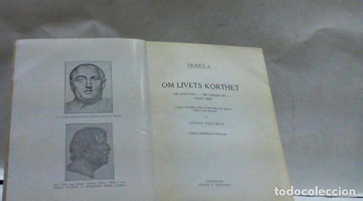 Libros: OM LIVETS KORTHET SENECA - Foto 2