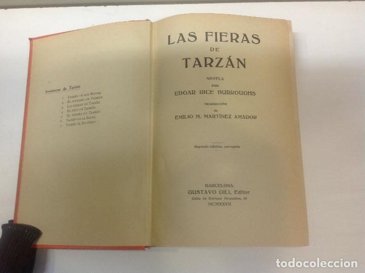 Libros: LAS FIERAS DE TARZAN EDGAR RICE BURROUGHS - Foto 2
