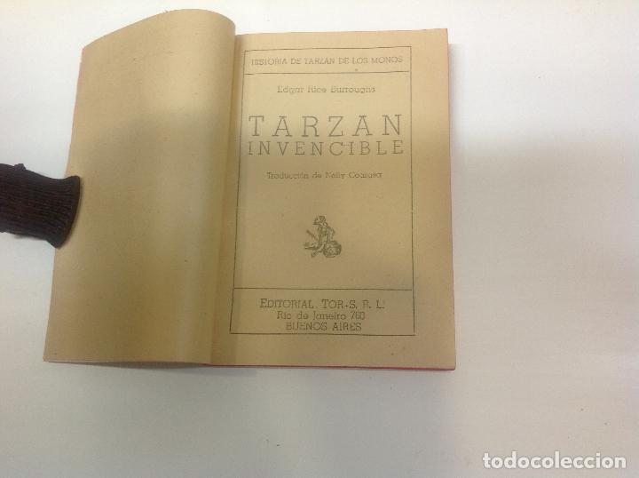 Libros: TARZAN INVENCIBLE EDGAR RICE BURROUGHS - Foto 2