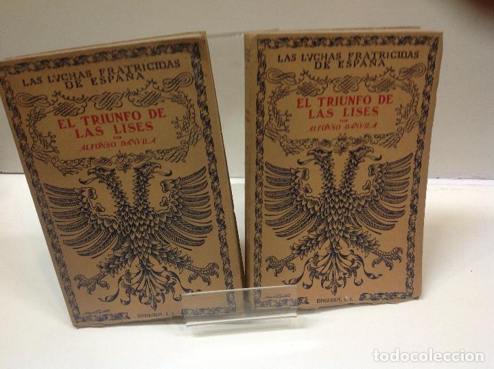 Libros: EL TRIUNFO DE LAS LISES ALFONSO DANVILA - Foto 1