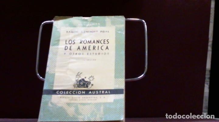 LOS ROMANCES DE AMERICA MENENDEZ PIDAL (Ram&oacute;n)
