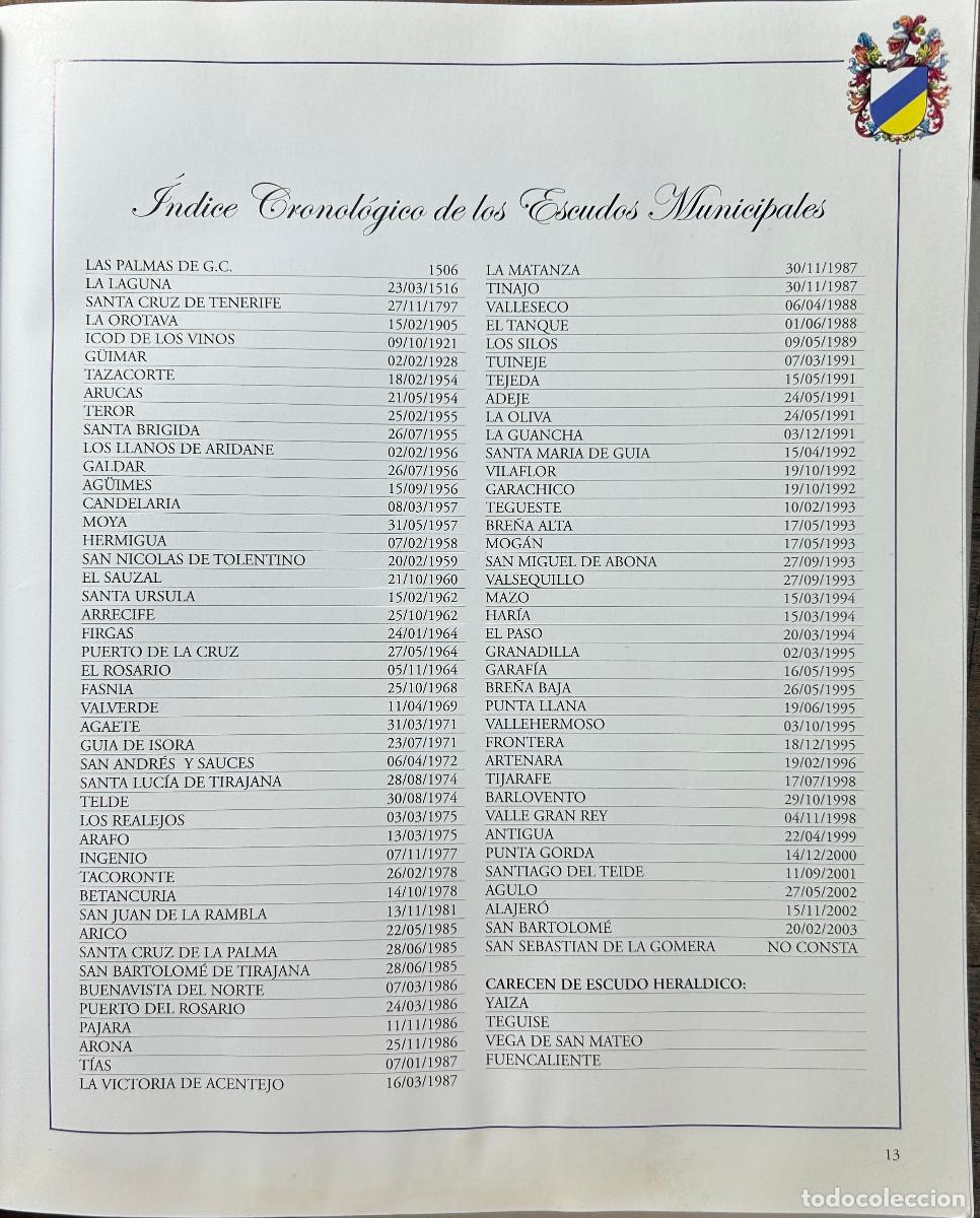 Libros: HER&Aacute;LDICA INSTITUCIONAL DE CANARIAS - PEDRO LASSO -2003 - - Foto 4