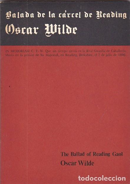 Libros: Balada de la carcel de Reading - WILDE , Oscar - Foto 1