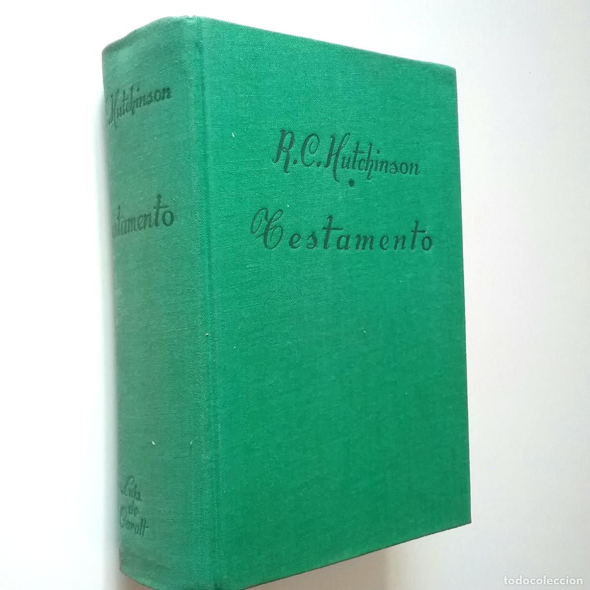 Libros: B. C. Hutchinson - Testamento - Foto 1