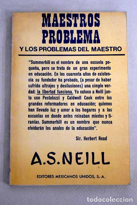 Libros: El maestro problema: Neill, A. S..- Neill, A. S. - Foto 1