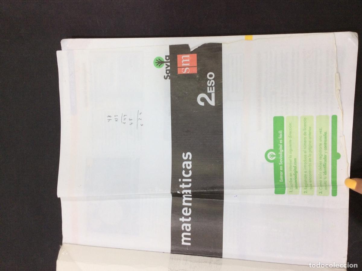 Libros: MATEM&Aacute;TICAS. 2 ESO. SAVIA SM - Foto 2