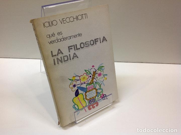 Libros: QUE ES VERDADERAMENTE LA FILOSOFIA INDIA ICILIO VECCHIOTTI - Foto 1