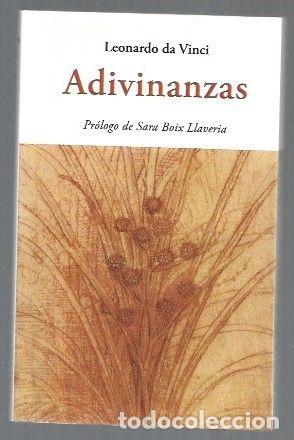 Libros: ADIVINANZAS - LEONARDO DA VINCI - Foto 1