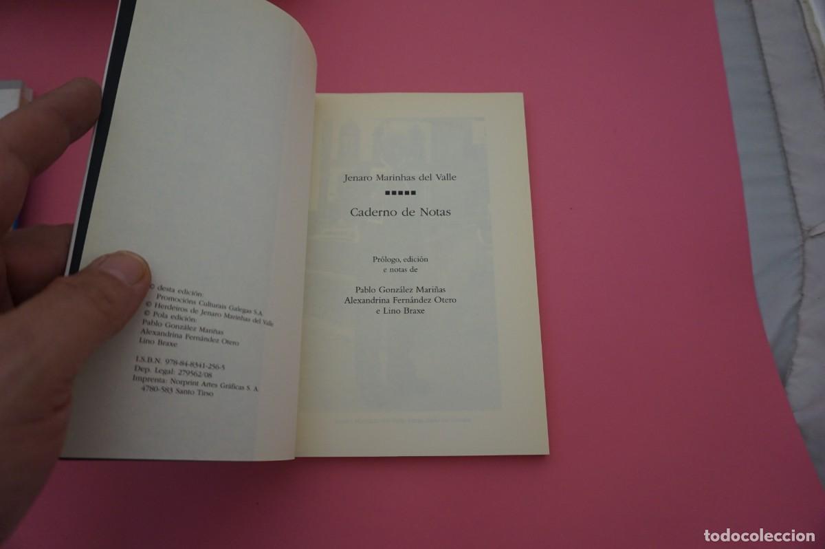 Libros: 24D/ CADERNO DE NOTAS - JENARO MARINHAS DEL VALLE - Foto 2