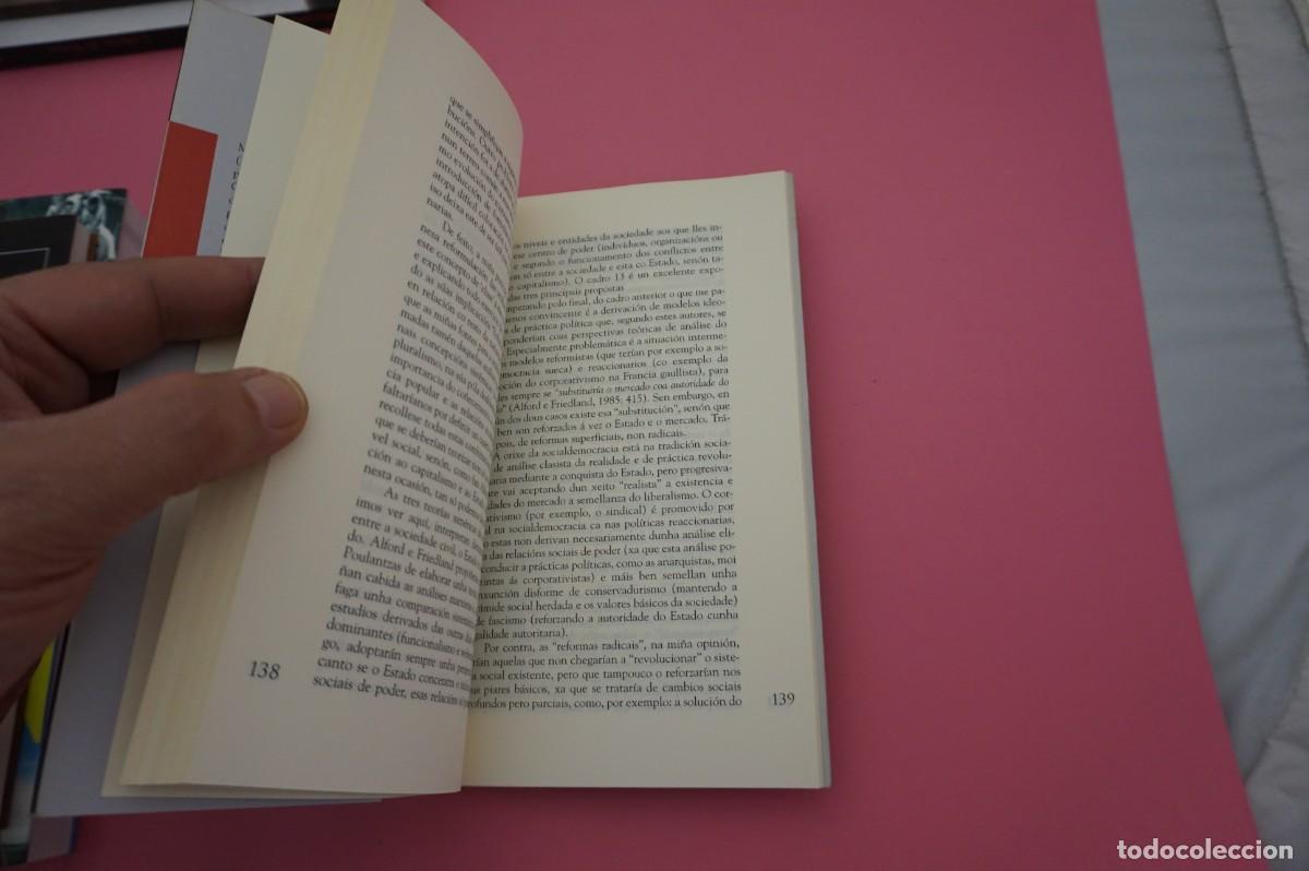 Libros: 23B/ TEORIAS SOCIAIS DO PODER - MIGUEL MARTINEZ LOPEZ / A NOSA TERRA - Foto 3