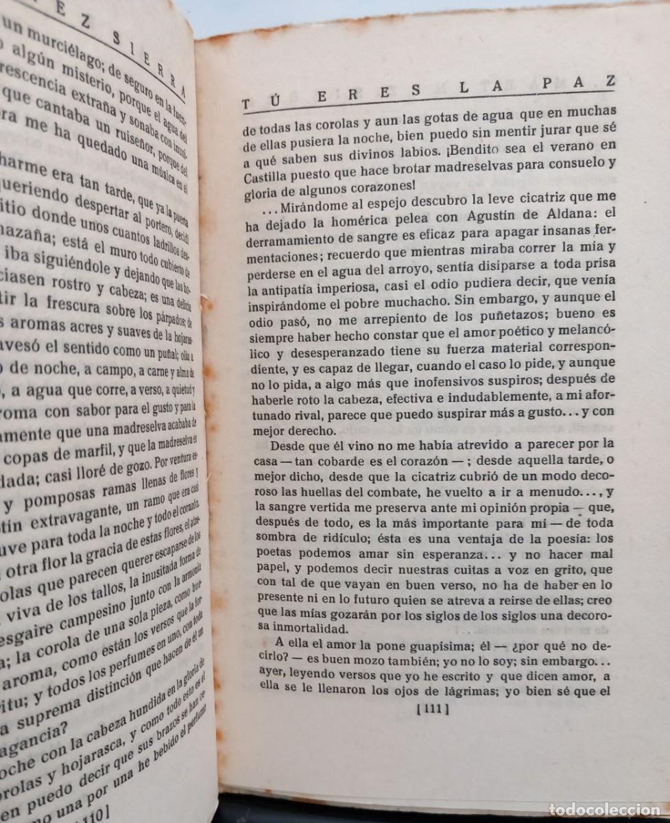 Libros: T&uacute; eres la paz. - MART&Iacute;NEZ-SIERRA, G.: - Foto 7