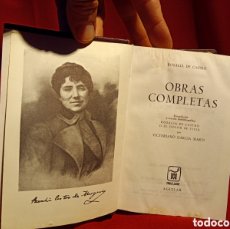 Libros: ROSALÍA DE CASTRO OBRAS COMPLETAS ALGUILAR AÑO 1968