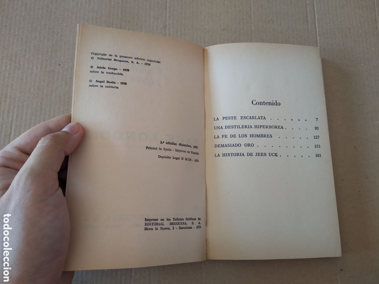 Libros: LIBRO LA PESTE ESCARLATA Y OTROS CUENTOS DE JACK LONDON - Foto 3