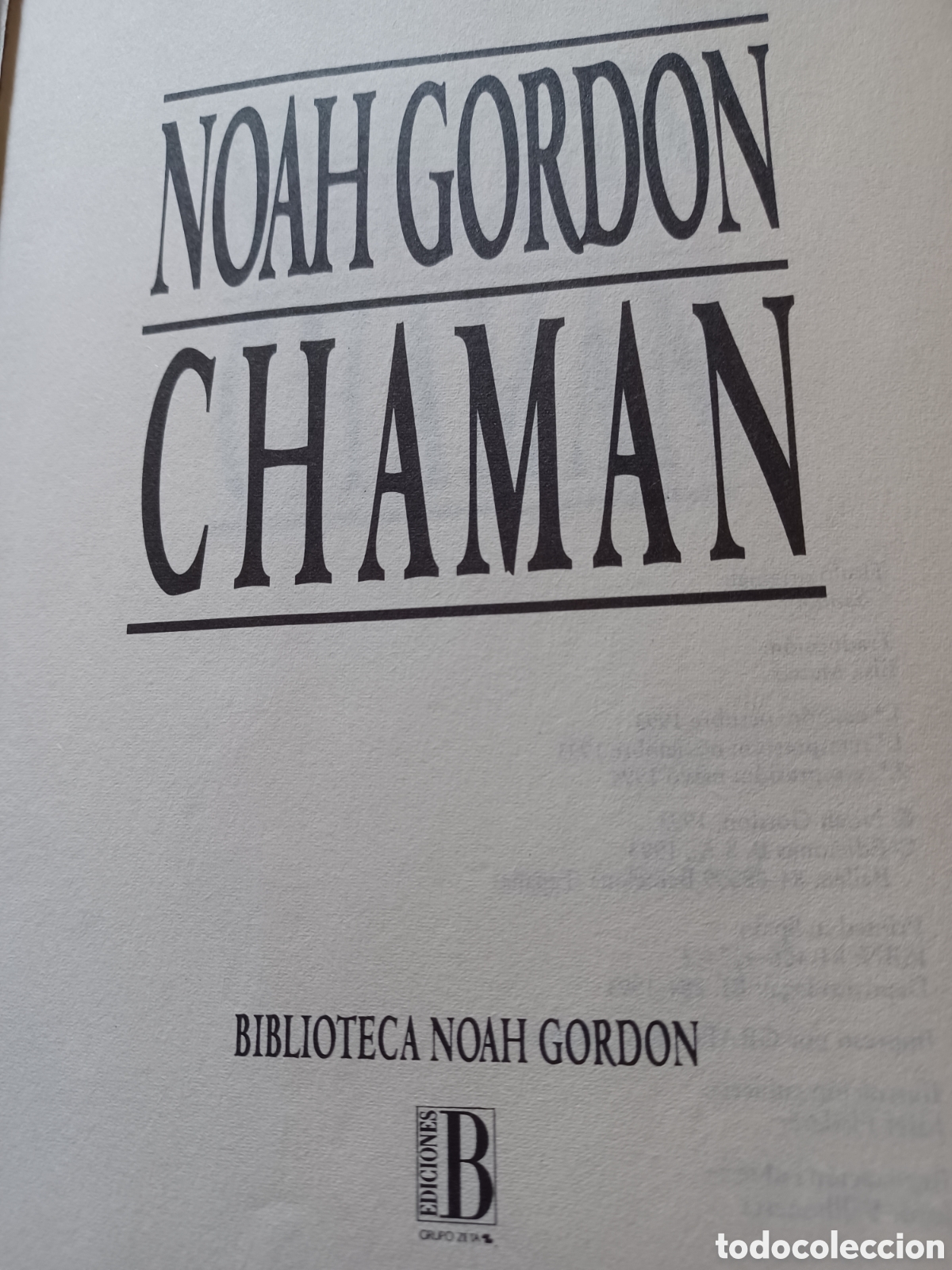 Libros: Barybook 235 Cham&aacute;n Noah Gordon ediciones B - Foto 4
