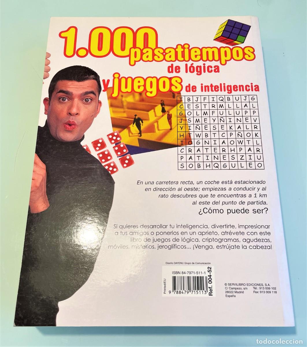 Libros: 1000 PASATIEMPOS DE L&Oacute;GICA y juegos de inteligencia Servilibro - Foto 2