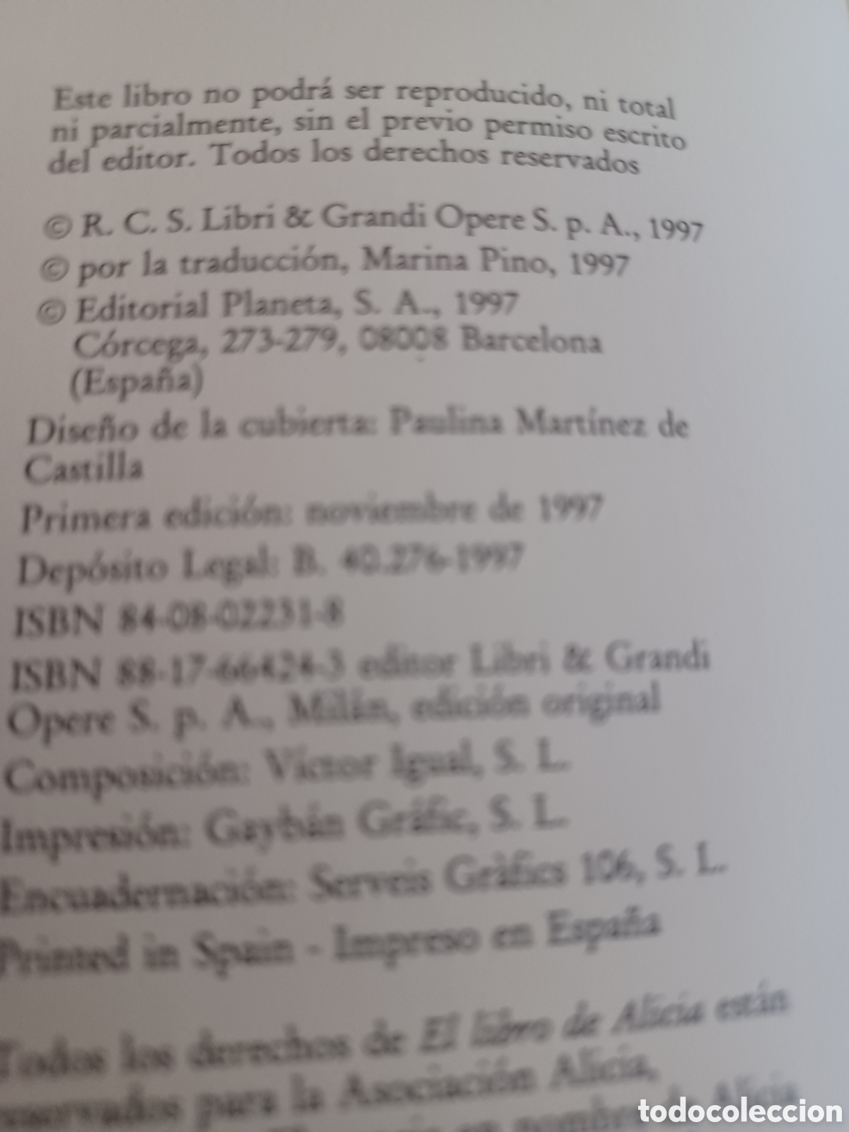Libros: Barybook 237. El libro de Alicia Alicia estuariale planeta - Foto 5