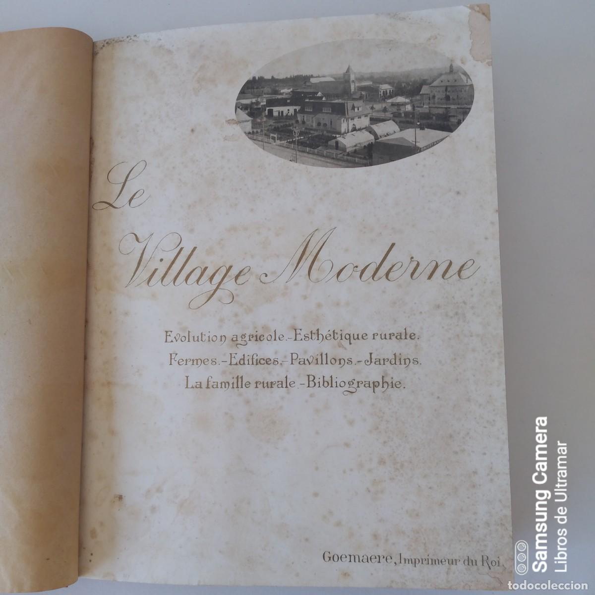 Libros: Le village moderne. Evolution agricole-Esth&eacute;tique rurale. Fermes.- Edifices.- Pavillons.- Jardins. L - Foto 2