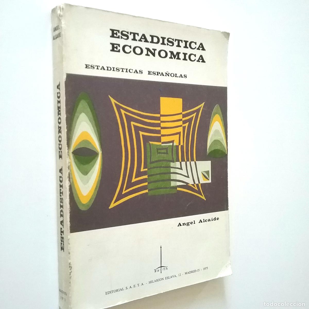 Libros: &Aacute;ngel Alcaide - Estad&iacute;stica econ&oacute;mica - Foto 1