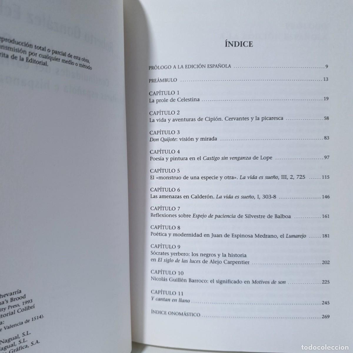 Libros: LA PROLE DE LA CELESTINA - Roberto Gonz&aacute;lez Echeverr&iacute;a - Foto 7