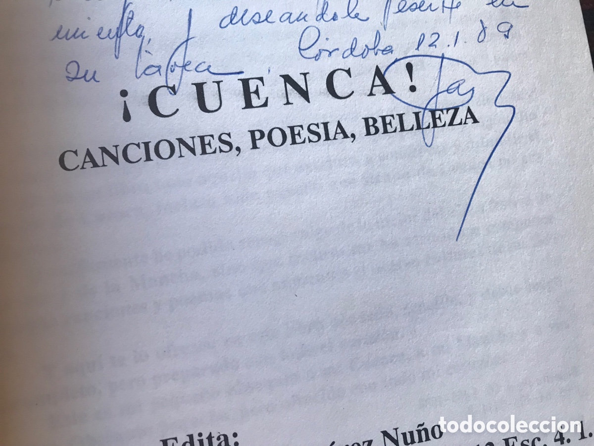 Libros: Cuenca. Canciones, poes&iacute;a, belleza. J. Antonio Ram&iacute;rez. Dif&iacute;cil - Foto 4