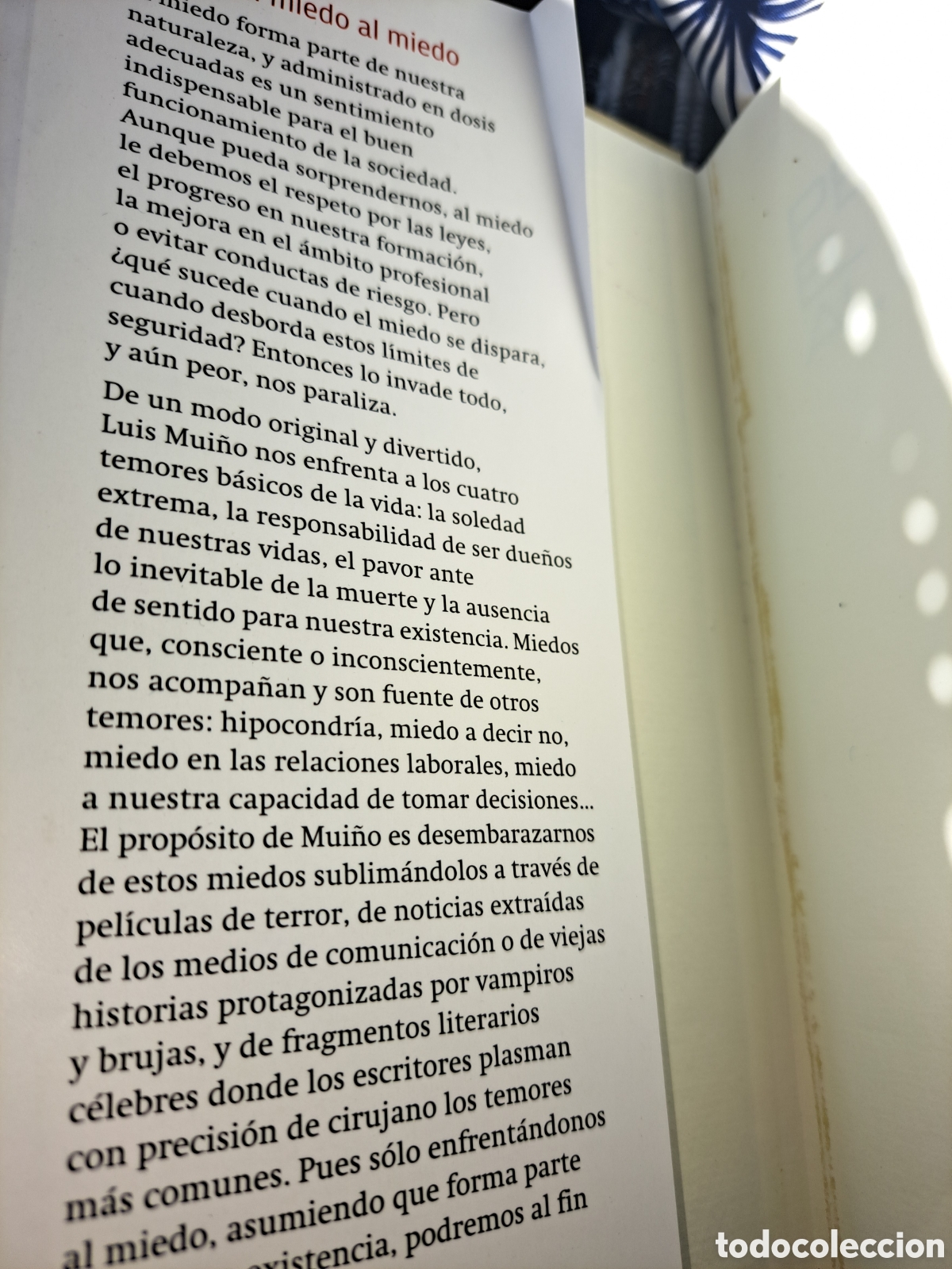 Libros: LUIS MUI&Ntilde;O, PERDER EL MIEDO AL MIEDO. - Foto 5