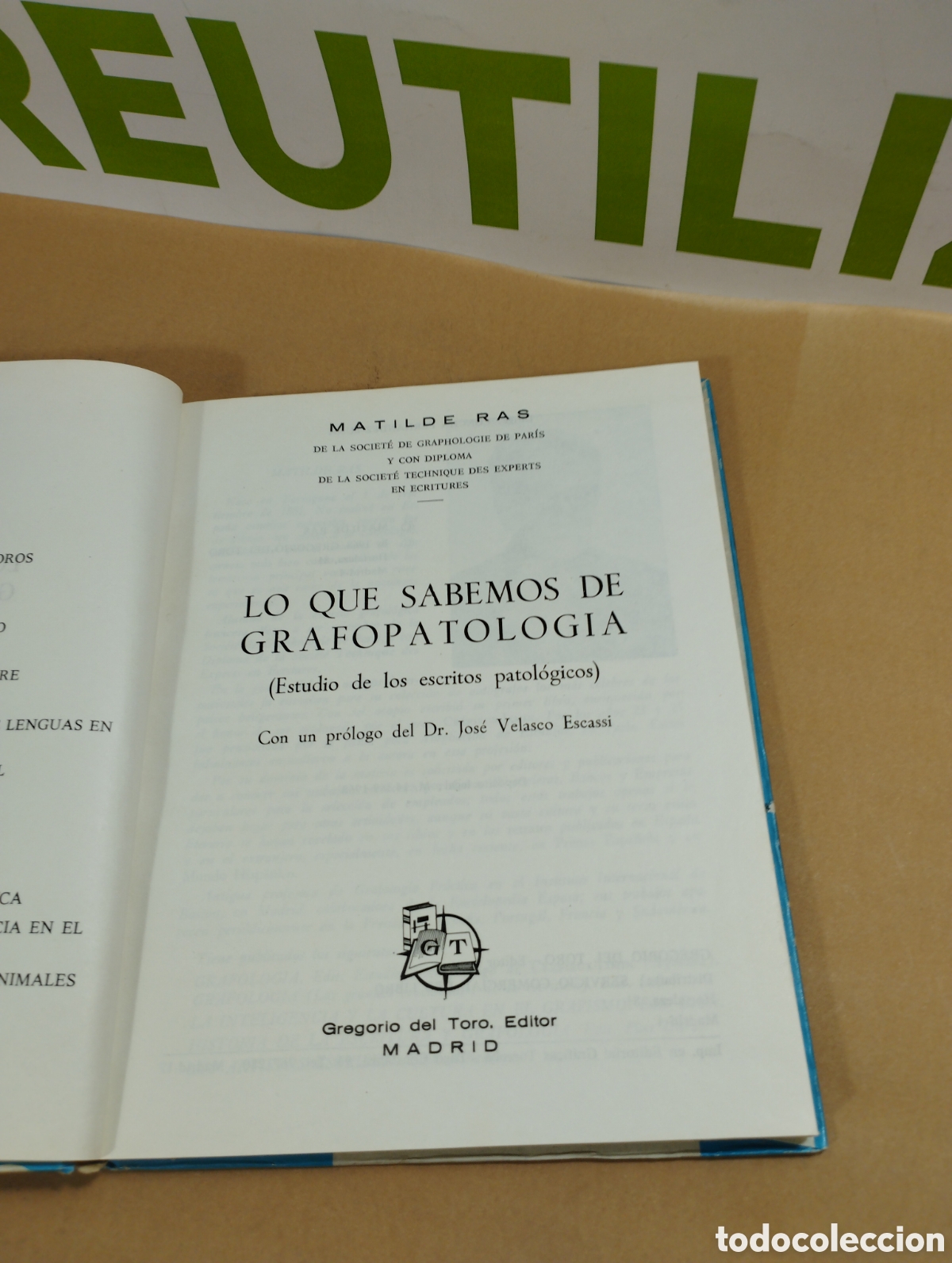 Libros: Lo que sabemos de grafopatologia. Matilde Ras. - Foto 3