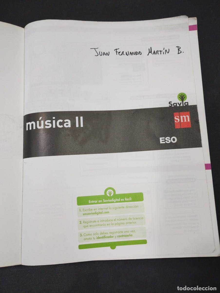 Libros: M&uacute;sica II. ESO. Savia - Foto 2