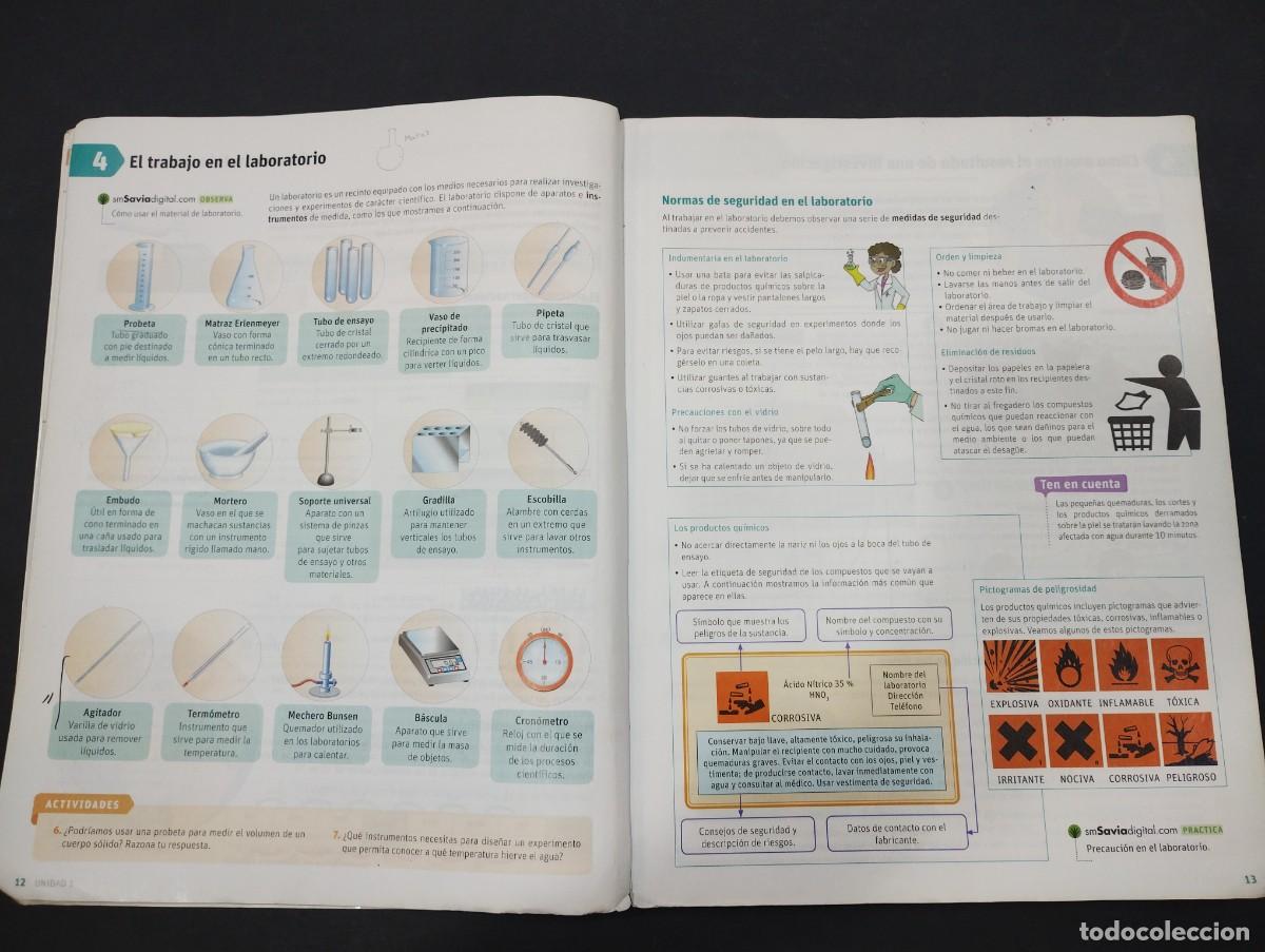 Libros: F&Iacute;SICA Y QU&Iacute;MICA 2 ESO SM SAVIA - Foto 2