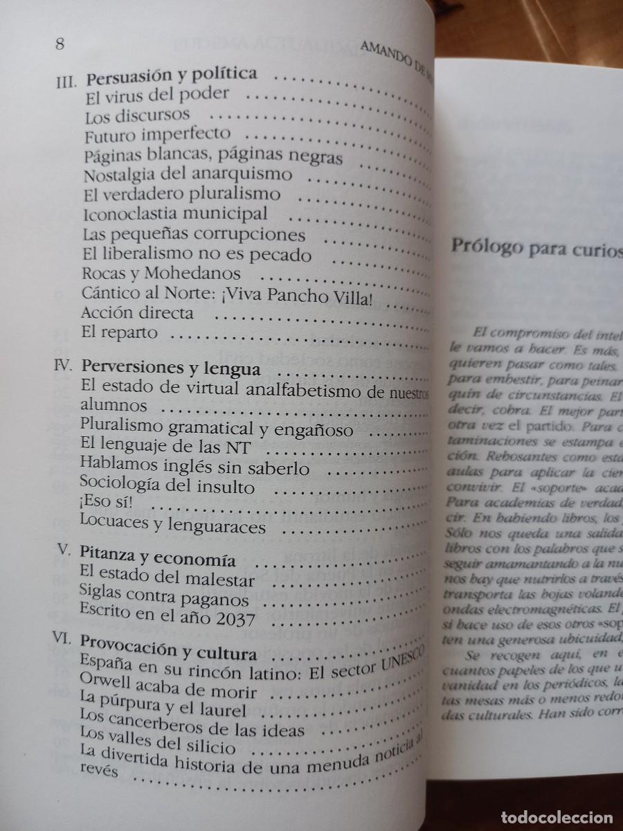 Libros: EL AULA EN EL AIRE - AMANDO DE MIGUEL - ED. EUDEMA - 1987 - Foto 5