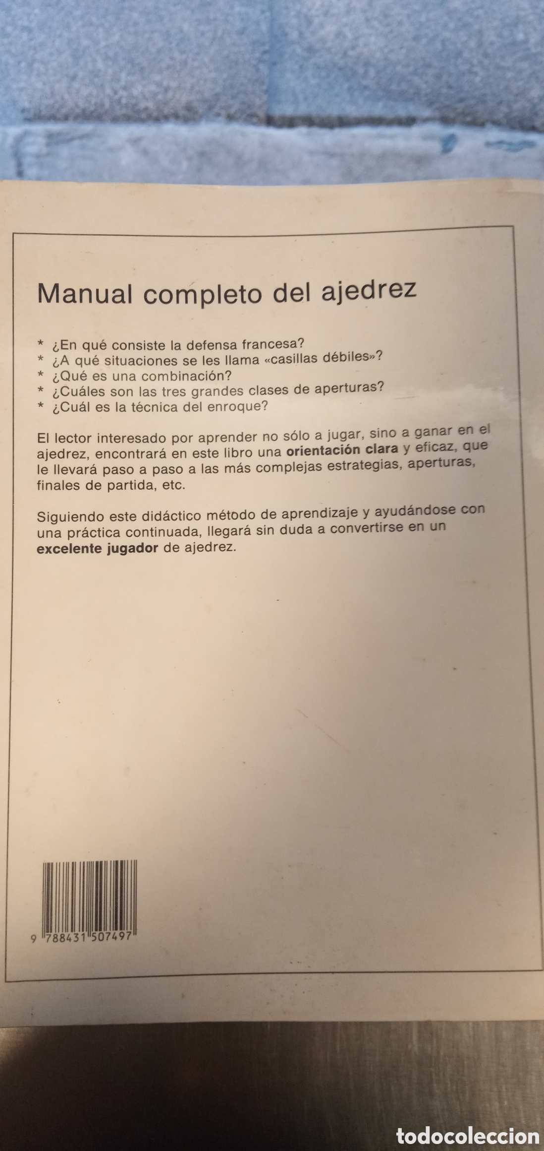 Libros: Manual completo de ajedrez.Marco Iudicello.1991. - Foto 2