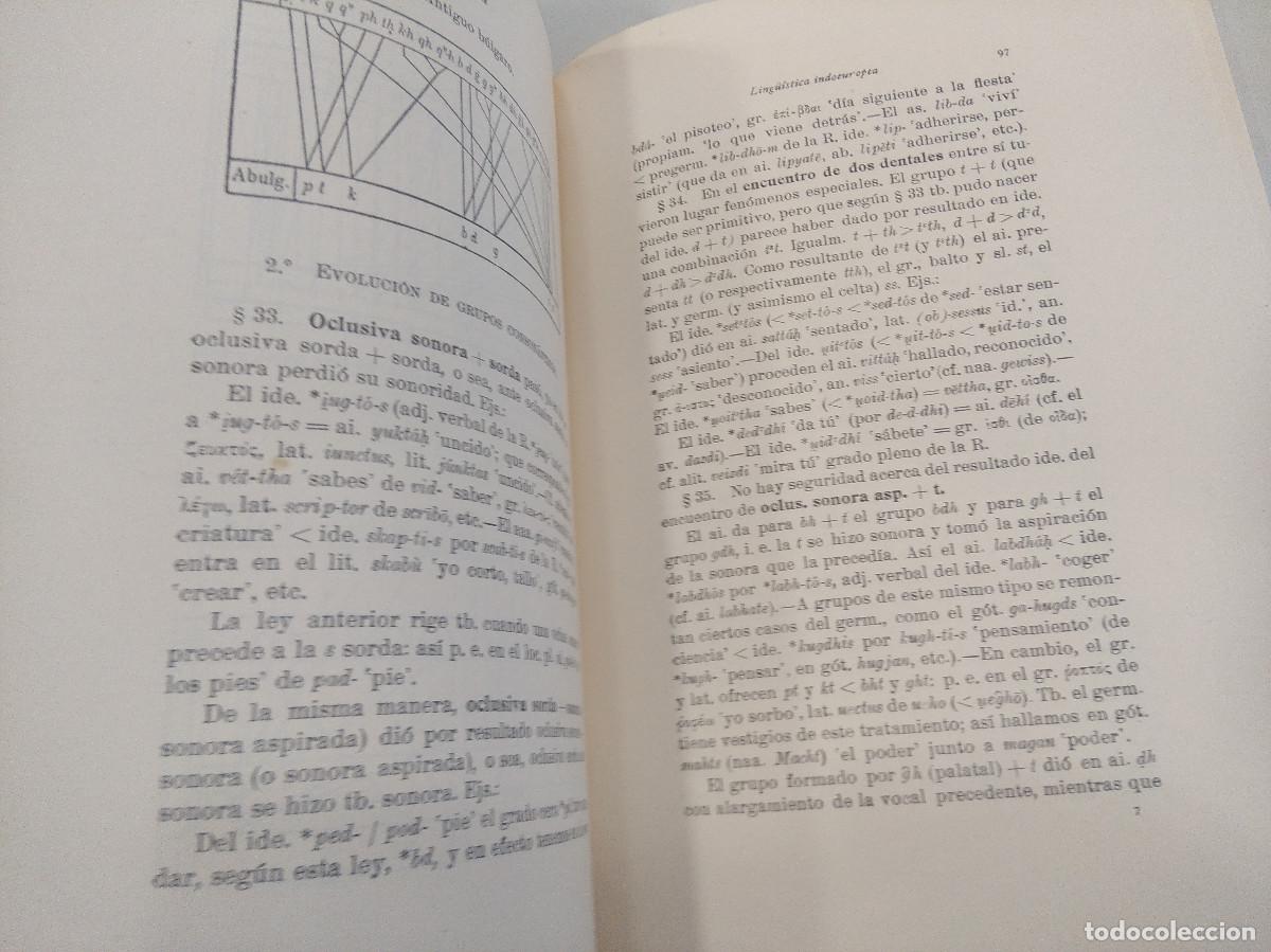 Libros: LINGUISTICA INDOEUROPEA/HANS KRAHE. - Foto 2