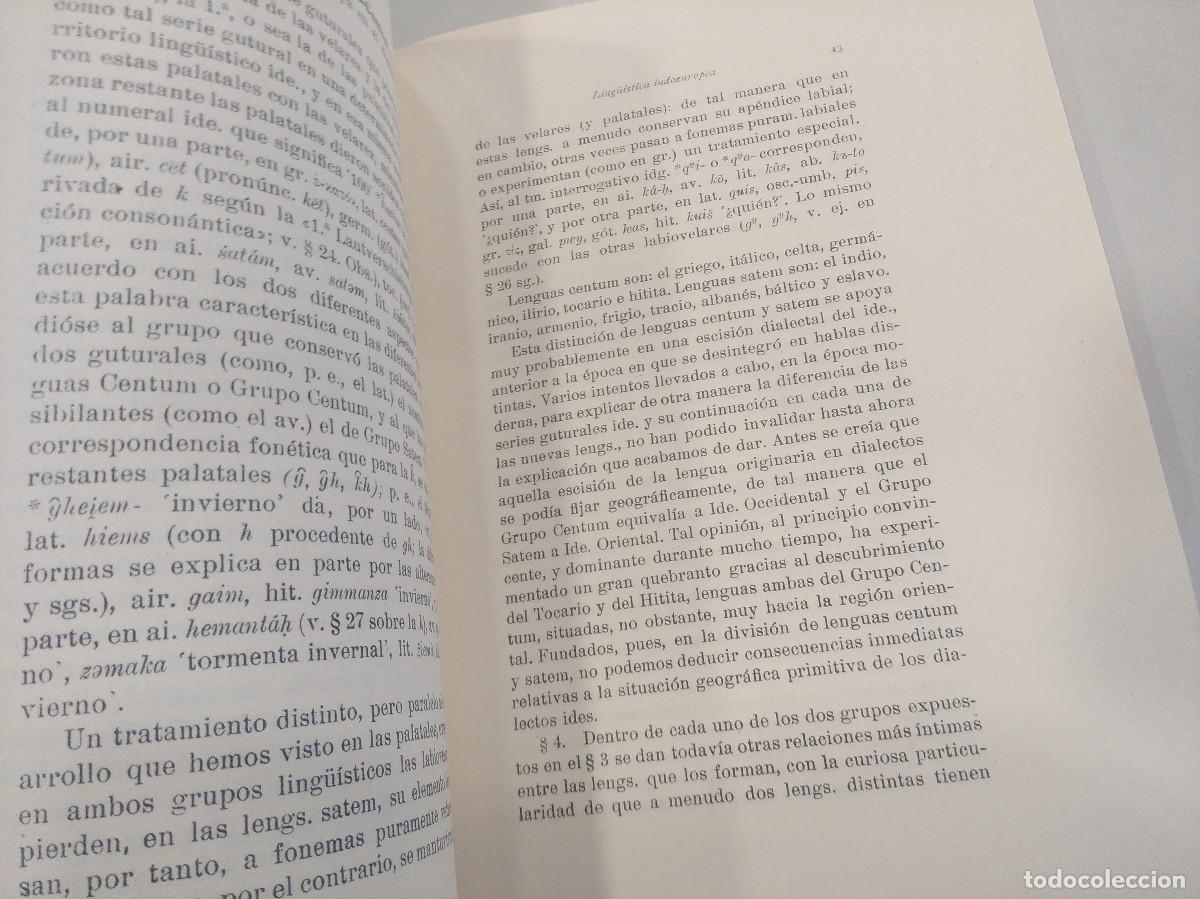 Libros: LINGUISTICA INDOEUROPEA/HANS KRAHE. - Foto 3