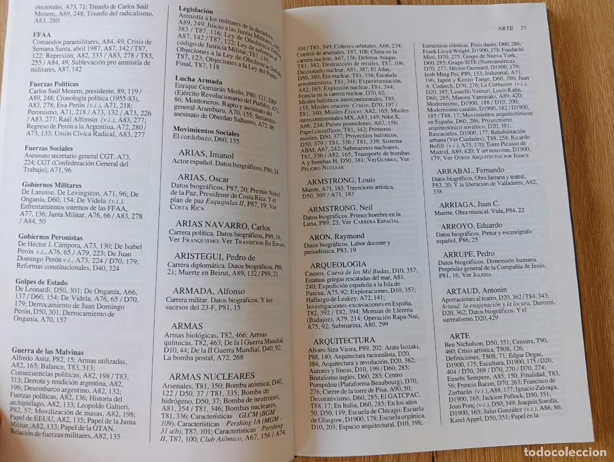 Libros: &Iacute;ndice General de los anuarios, temarios, protagonistas y d&eacute;cadas de 1899-1990 - Foto 3