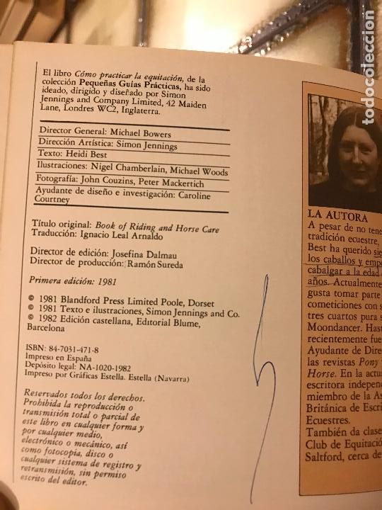 Libros: C&oacute;mo practicar la equitaci&oacute;n. Peque&ntilde;as gu&iacute;as pr&aacute;cticas. PEDIDO M&Iacute;NIMO 5&euro; - Foto 4