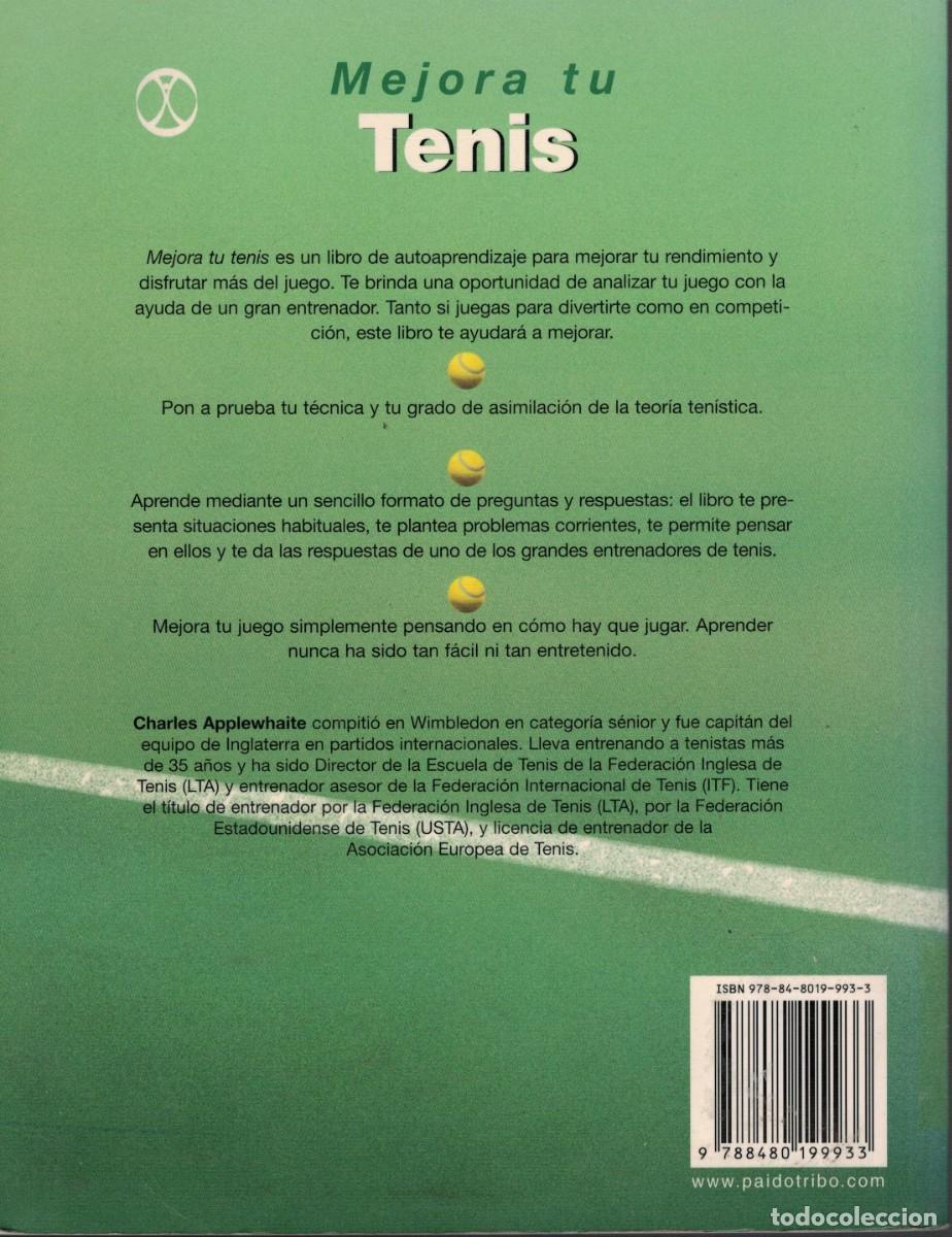 Libros: Charles Applewhaite, Mejora tu Tenis - Foto 2