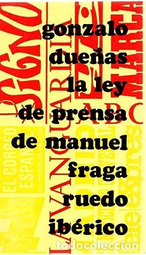Libros: La ley de prensa de Manuel Fraga - Foto 1