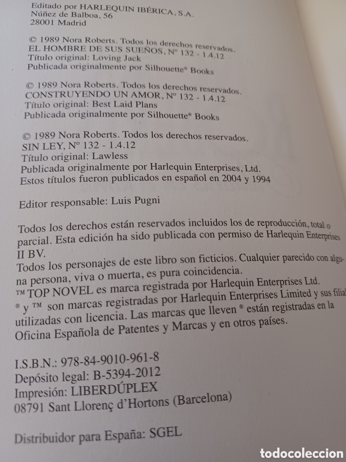 Libros: Barybook 244. Palabras en el alma Nora Roberts - Foto 4
