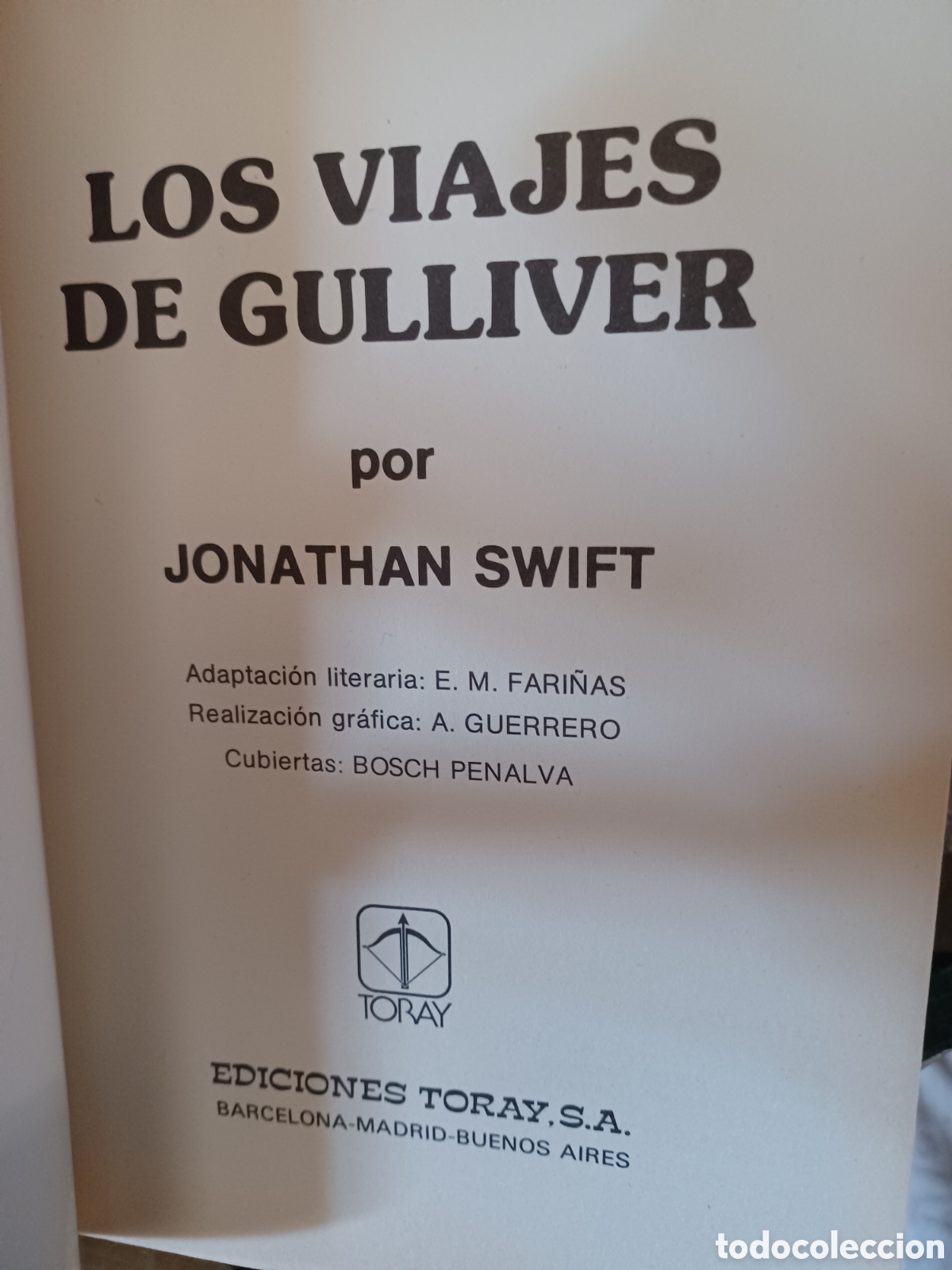 Libros: Barybook 173. Los viajes de Gulliver Jonathan Swift ediciones Toray - Foto 3