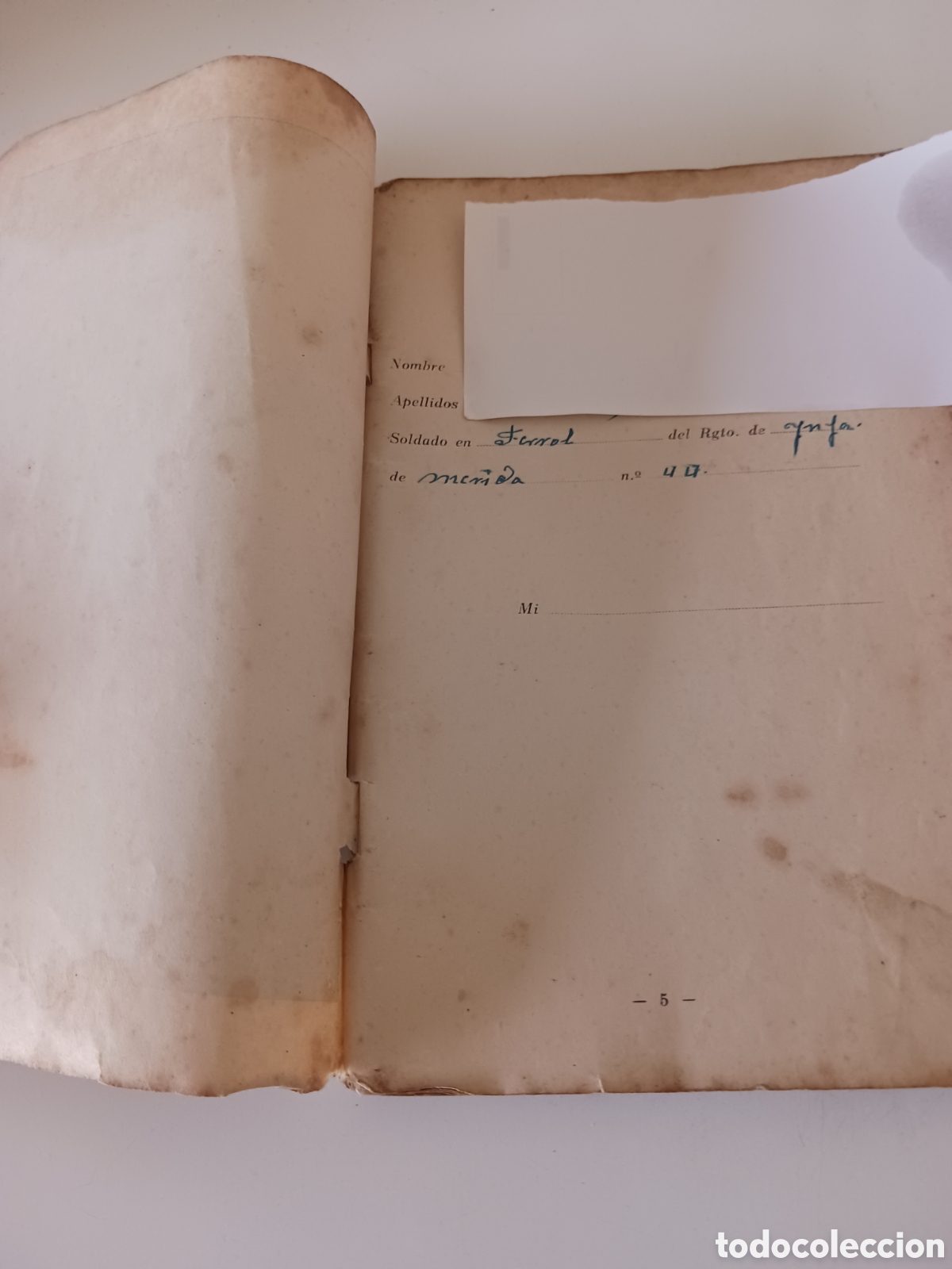 Libros: Libro del soldado o parecido sin fecha - Foto 5