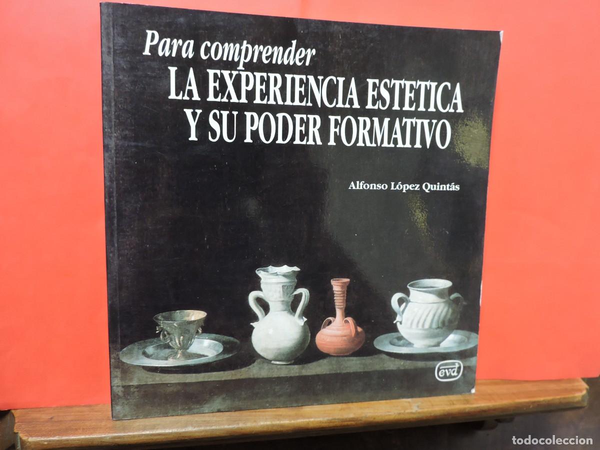 Libros: Para comprender. La experiencia est&eacute;tica y su poder formativo. L&Oacute;PEZ QUINT&Aacute;S, Alfonso. 1991 - Foto 1