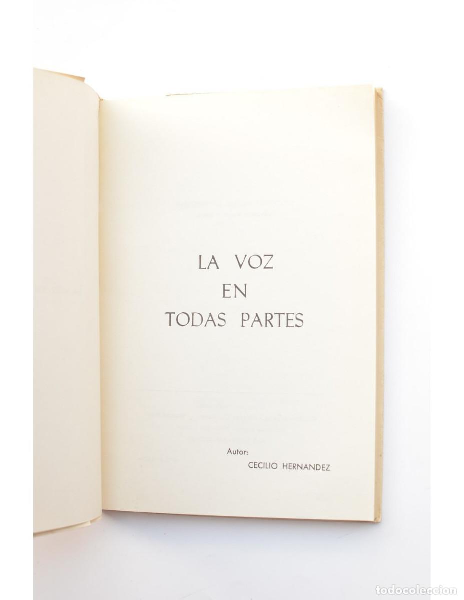 Libros: La voz en todas partes - HERN&Aacute;NDEEZ RUBIRA, Cecilio - Foto 2