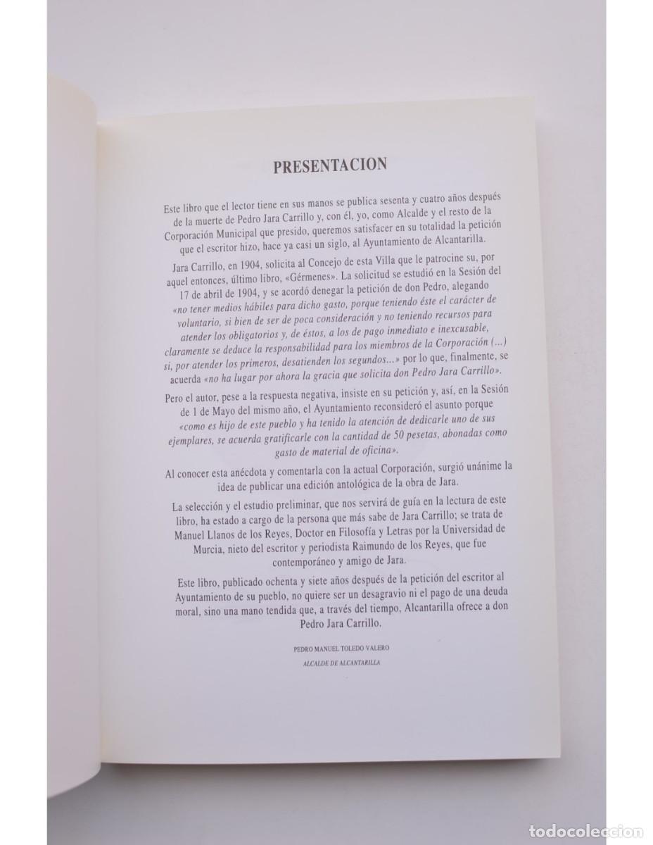 Libros: Pedro Jara Carrillo. Verso y prosa - JARA CARRILLO, Pedro - Foto 3